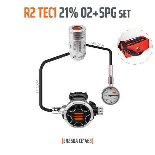  REGULATORE R2 TEC1 21% O2 CON SPG, STAGE SET - EN250A