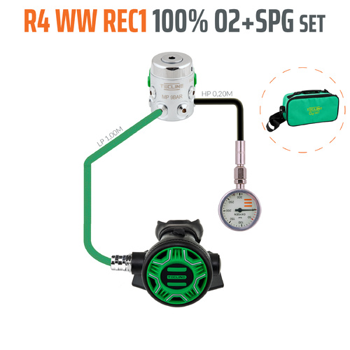  REGULATORE R4 WW REC1 100% O2 M26X2, CON SPG STAGE SET - EN250A > 10°C